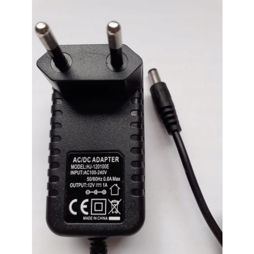 ZASILACZ HJ-120100E UNIWERSALNY 12V1A SUPER JAKOŚC