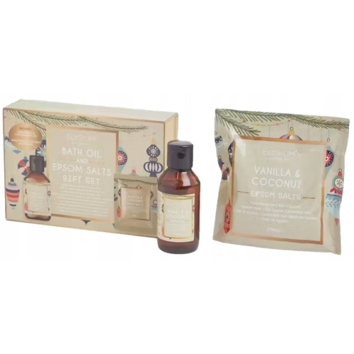 Zestaw upominkowy Spa olejek 100ml sól do kąpieli 200g Elysium Brown