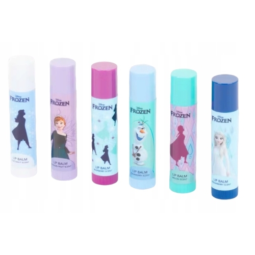 6x pomadka szminka balsam do ust nawilżający dla dzieci Disney Frozen