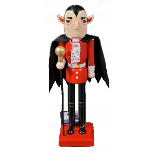4 x DZIADEK DO ORZECHÓW ZESTAW: BABA JAGA, VLAD DRACULA, DYNIA, SZKIELETOR