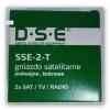 Gniazdo 2 x SAT TV DVBT RADIO końcowe podwójne firmy DSE model SS3-2-T