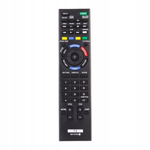 Pilot Sony model RM-YD102 RM-ED058 NETFLIX 3D TV led KDL55W790B KDL-55W950B