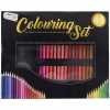 KREDKI OŁÓWKOWE DREWNIANE W ETUI ZESTAW MIX 46 KOLORÓW Craft Sensations 176