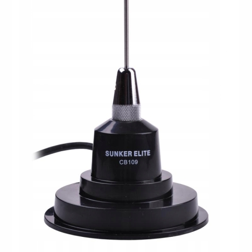 Antena CB Sunker Elite CB 109 z magnesem samochodowa anto429 150w 26-28MHz
