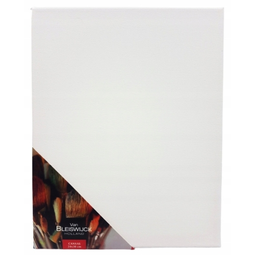 1x Podobrazie malarskie 3x gruntowane białe płótno rama z drewna 24 x 30 cm