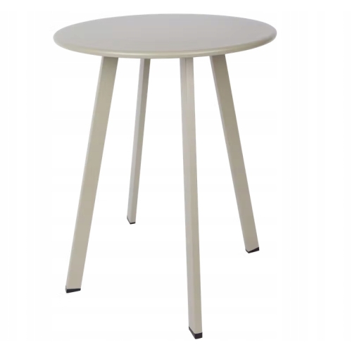 STOLIK KAWOWY OKRĄGŁY METALOWY SKŁADANY LOFT 40 x 49cm Kolor jasny zielony