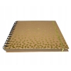 ALBUM DO SCRAPPINGU SCRAPBOOKING ozdobny czarny 20 x 20 cm 50 kart 200 GSM