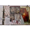 ALBUM DO SCRAPPINGU SCRAPBOOKING ozdobny czarny 20 x 20 cm 50 kart 200 GSM