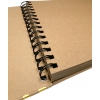 ALBUM DO SCRAPPINGU SCRAPBOOKING ozdobny czarny 20 x 20 cm 50 kart 200 GSM