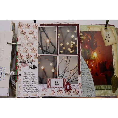 ALBUM DO SCRAPPINGU SCRAPBOOKING ozdobny czarny 20 x 20 cm 50 kart 200 GSM