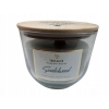 Świeca z drewnianym knotem i podstawą Sandalwood TreeWick 50h PALENIA 370g