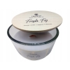 Świeca z drewnianym knotem i podstawą Sandalwood TreeWick 50h PALENIA 370g