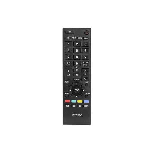 TV Pilot do telewizorów TOSHIBA uniwersalny LX czarny dobra jakość CT-90326