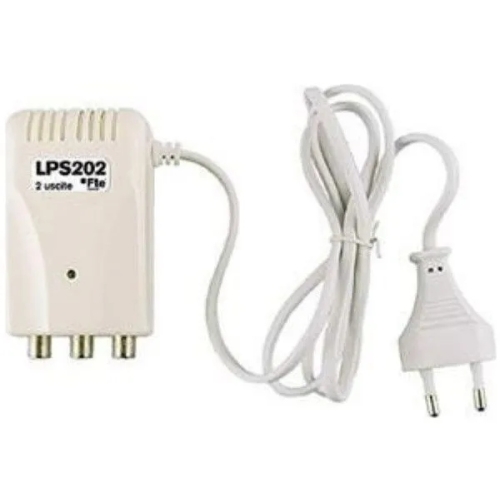 Zasilacz antenowy DVBT firmy FTE model LPS202 12V 200mA rozgałęźnik 1 na 2