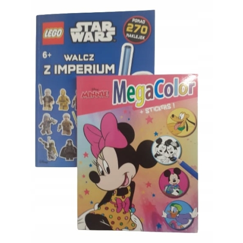 KOLOROWANKA + 295 NAKLEJEK Marvel SPIDER-MAN MegaColor + druga LEGO Gratis