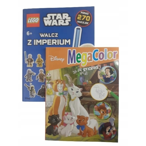 KOLOROWANKA + 295 NAKLEJEK Marvel SPIDER-MAN MegaColor + druga LEGO Gratis