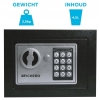 Sejf na klucze WZMOCNIONY SZYFROWY 93mm x 113mm x 40 mm ALUMINIUM + METAL