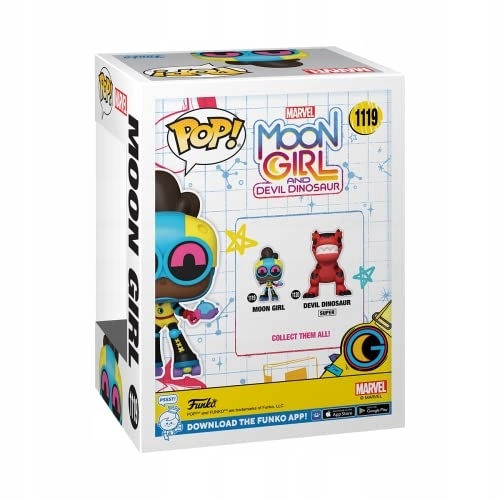 Figurka Funko Pop! MOON GIRL and Devil Dinosaur Marvel 1119 Kolekcja Vinyl