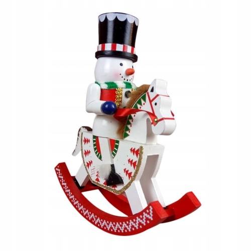 DZIADEK DO ORZECHÓW Z DREWNA KRÓL ZAWIESZKA ŚWIĄTECZNA NA CHOINKĘ XL 48cm
