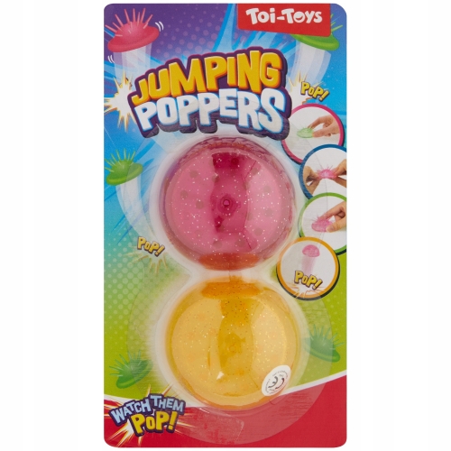 Wyskakujące meduzy hop Toi-toys zabawka dla dzieci 2 SZT niebieski i fiolet