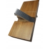 Wieszak ścienny COAT RACK NATURALNE DREWNO BAMBUSOWE 4 HACZYKI ALUMINIOWE J