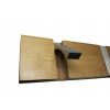 Wieszak ścienny COAT RACK NATURALNE DREWNO BAMBUSOWE 4 HACZYKI ALUMINIOWE J