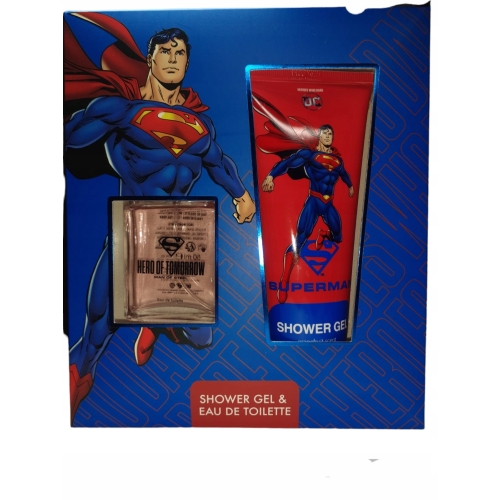 Perfumy+Żel pod Prysznic SUPERMAN Świąteczny Upominek dla nastolatków