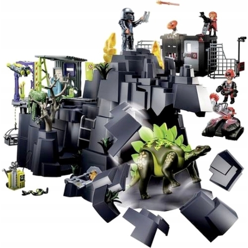 DUŻY Zestaw KLOCKI PLAYMOBIL Dino Rock 242 elementy PREZENT DLA dzieci