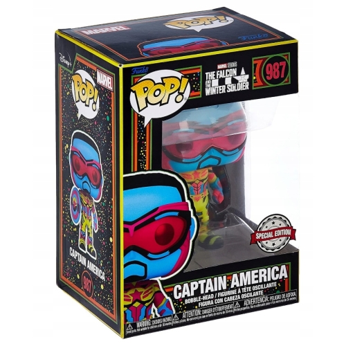 Figurka Funko Pop! Marvel CAPITAN AMERICA 987 Specjalna Edycja Kolekcja