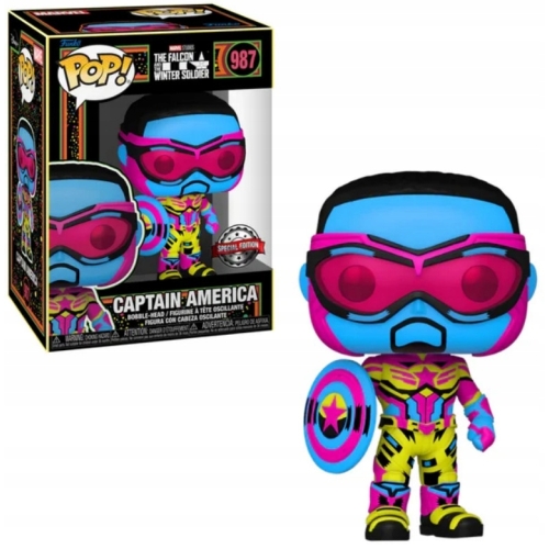 Figurka Funko Pop! Marvel CAPITAN AMERICA 987 Specjalna Edycja Kolekcja