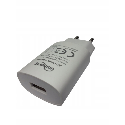 ŁADOWARKA ZASILACZ MODEL HJ-0501500W2-EU 5V1,5A UNIWERSALNA NOWA ORYGINALNA