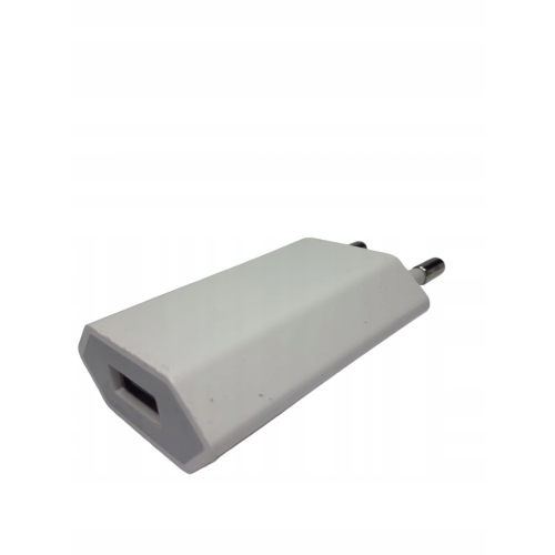 ŁADOWARKA ZASILACZ MODEL AR-800 5V 1A UNIWERSALNA NOWA ORYGINALNA USB BIAŁA