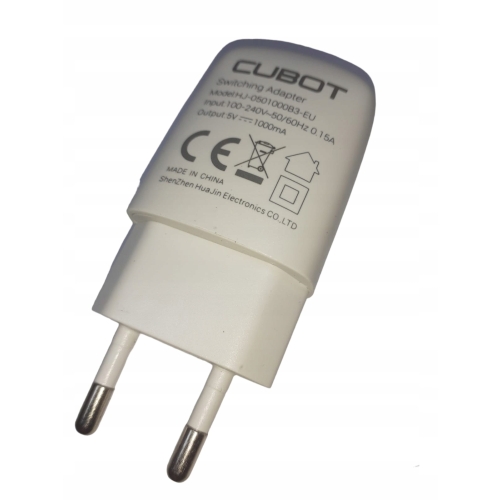 ŁADOWARKA ZASILACZ CUBOT MODEL HJ-050100083-EU 5V 1000mA UNIWERSALNA NOWA
