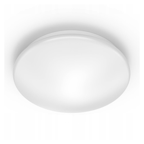 Plafon okrągły LED 10W lampa sufitowa Philips 25 x 6,8 cm CL200 biała MOIRE
