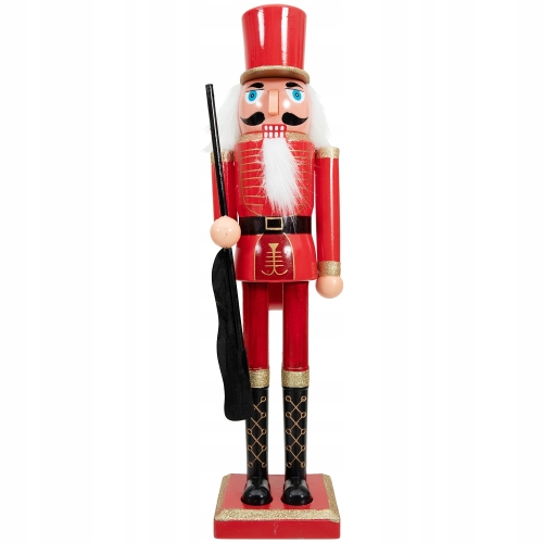 DZIADEK DO ORZECHÓW PIĘKNA FIGURKA ŚWIĄTECZNA DREWNIANA ŻOŁNIERZ 50 CM