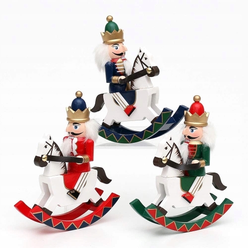 DZIADEK DO ORZECHÓW PIĘKNA FIGURKA ŚWIĄTECZNA DREWNIANA ŻOŁNIERZ 50 CM