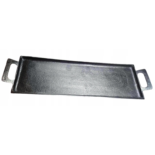 METALOWA TACA DEKORACYJNA W KOLORZE CZARNYM DUŻA 16,5 cm x 54 cm x 3 cm 541