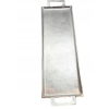 METALOWA TACA DEKORACYJNA W KOLORZE SREBRNYM DUŻA 16,5 cm x 54 cm x 3 cm 58