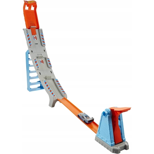 Tor samochodowy Hot Wheels Wyścig pod Górę ZÓŁTY SAMOCHODZIK GBF83 4+