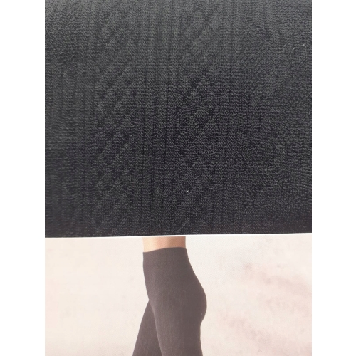 LEGGINSY TERMOAKTYWNE DLA PAŃ CIEPŁE ROZCIĄGLIWE Z MODNYM WZOREM ROZMIAR L