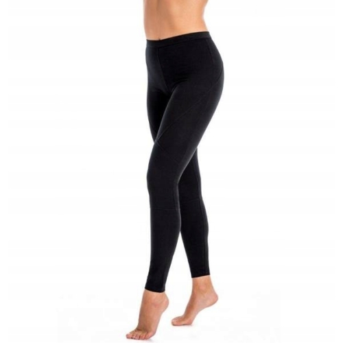 LEGGINSY TERMOAKTYWNE DLA PAŃ CIEPŁE ROZCIĄGLIWE Z MODNYM WZOREM ROZMIAR L