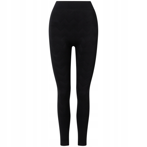 LEGGINSY TERMOAKTYWNE DLA PAŃ CIEPŁE ROZCIĄGLIWE Z MODNYM WZOREM ROZMIAR M