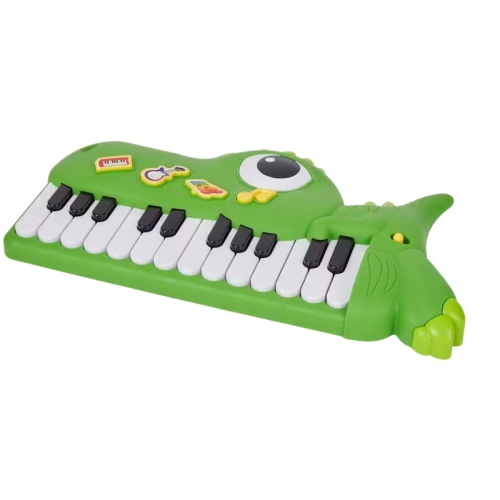 Pianino ze zwierzętami dla dzieci krokodyl grające pianinko Dino Piano 12m+