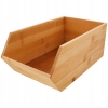 Duży Pojemnik pudełko organizer BAMBUSOWY do przechowywania 30x17x12,5 cm