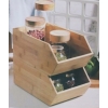 Duży Pojemnik pudełko organizer BAMBUSOWY do przechowywania 30x17x12,5 cm
