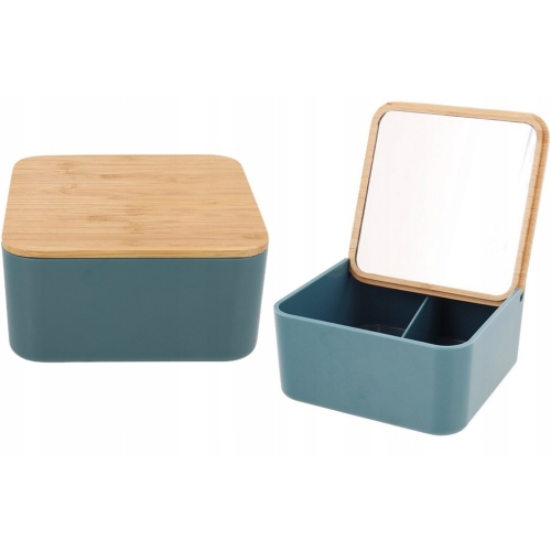 Duży Pojemnik pudełko organizer BAMBUSOWY do przechowywania 30x17x12,5 cm