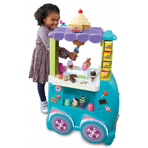 Ciastolina Playdoh Zestaw Grająca Wielka Lodziarnia Na Kółkach F1039 95cm