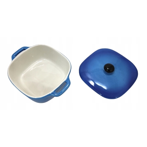 Naczynie żaroodporne kwadratowe Excellent Houseware 0,3 l do zapiekania 859