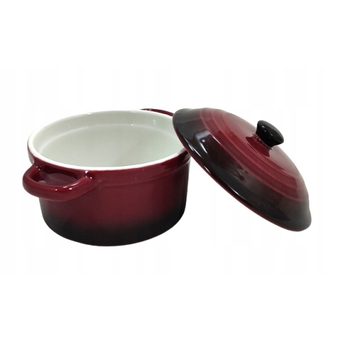 Naczynie żaroodporne okrągłe EH Excellent Houseware 0,2 l do zapiekania 811