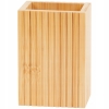 Kubek na szczoteczkę do zębów naturalne drewno bambusowe elegancki 12 x 8